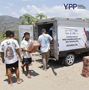 YPP Emtek Media Jangkau Manggarai Timur Salurkan Bantuan Gempa humbanghasundutan dan Layanan Psikososial Anak